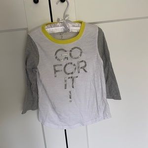 Oshkosh girls size 7, 3/4 sleeve tee shirt